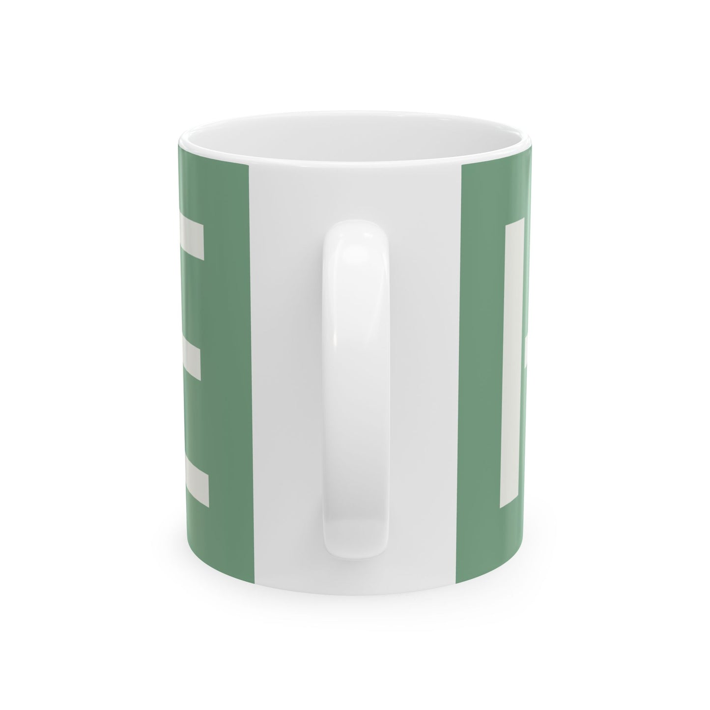 Green 'HOE' Ceramic Coffee Mug (11oz, 15oz) – Funny Gardeners Gift